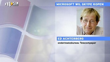 RTL Z Nieuws 10:00 Hoe gaat Microsoft geld verdienen met Skype?