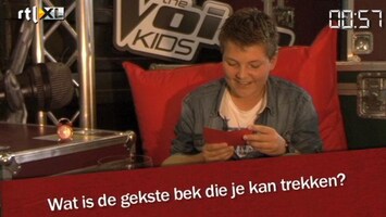 The Voice Kids Grabbelen met Piet