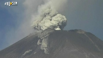 RTL Nieuws Popocatepetl spuwt weer as