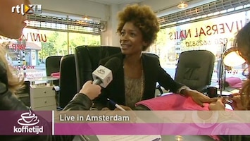 Koffietijd Sylvana Simons in nagelstudio