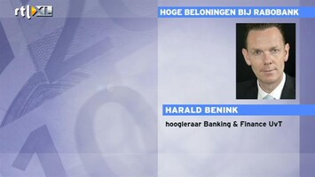 RTL Z Nieuws Beloningsbeleid banken moet gematigder'