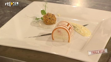 Topchef Lars van Galen - terrine van grietfilet met rivierkreeft