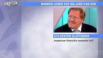 RTL Z Nieuws 800 banken lenen 500 miljard van de ECB: alle reacties