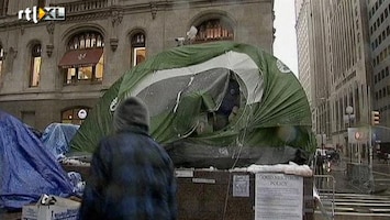 RTL Nieuws Occupy in de sneeuw