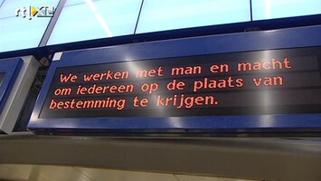 RTL Z Nieuws PvdA: NS afrekenen op aantal reizigers dat op tijd aankomt