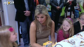 RTL Boulevard Máxima bij schoolontbijt