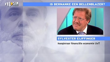 RTL Z Nieuws Eijffinger: Twee bezwaren tegen rente-belofte Fed