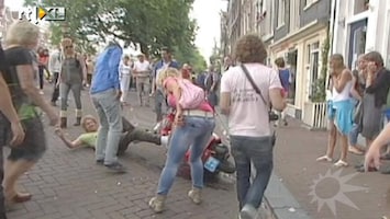 RTL Boulevard Gay gestuntel: scooter ongeluk Ewout en Cornald