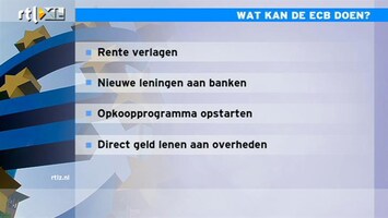 RTL Z Nieuws 12:00 Wat kan de ECB donderdag doen? Alle opties op een rij