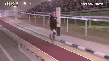 RTL Nieuws Gehandicapte hardloper wint race van paard