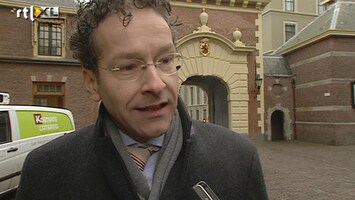 RTL Z Nieuws Dijsselbloem: een heel klein glundertje