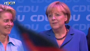 RTL Z Nieuws FDP haalt kiesdrempel niet, wegens enorme overwinning Merkel