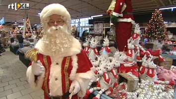 RTL Nieuws Kerstdrukte in de winkels