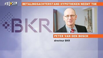 RTL Z Nieuws 'Eerder stijging aantal achterstanden hypotheek dan daling'