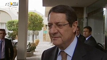 RTL Z Nieuws President Cyprus: dit hadden trojka en eurogroep niet verwacht