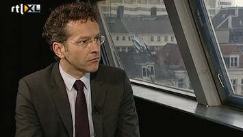 RTL Z Nieuws Dijsselbloem: heffing op spaartegoeden echt alleen éénmalig in Cyprus