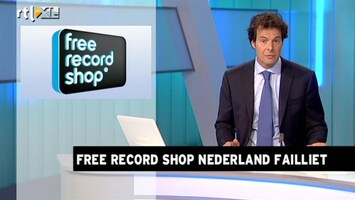 RTL Z Nieuws Free Record Shop vraagt faillissement aan