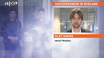 RTL Z Nieuws De politie in Rusland heeft vanmorgen huiszoekingen gehouden bij de leiders van de oppositie