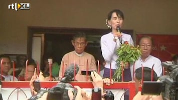 RTL Nieuws Suu Kyi eist winst verkiezingen Myanmar op