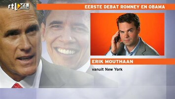 RTL Z Nieuws Eerste debat Obama - Romney: Erik Mouthaan analyseert