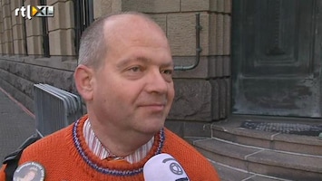 RTL Nieuws Eerste oranjeklanten langs de route
