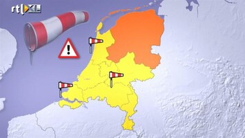 RTL Z Nieuws Het wordt weer eens slecht weer in NL: een waarschuwing