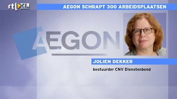 RTL Z Nieuws CNV: groot deel van ontslagen Aegon zal gedwongen zijn