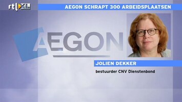 RTL Z Nieuws CNV: groot deel van ontslagen Aegon zal gedwongen zijn