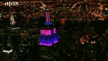 RTL Nieuws Empire State Building verandert in permanente lichtshow