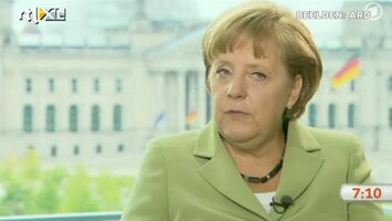 RTL Z Nieuws Merkel: Europa moet naar politieke unie