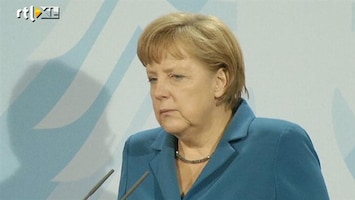 RTL Z Nieuws Merkel geen voorstander van direct opkopen staatsobligaties