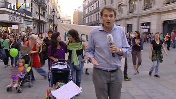 RTL Nieuws Spanjaarden betogen tegen armoe