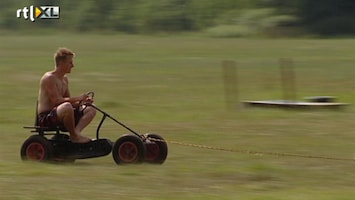 Het Wilde Oosten Crossen op een skelter