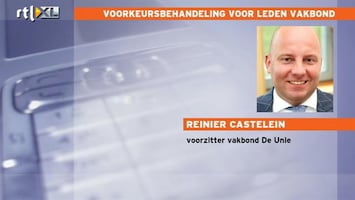 RTL Z Nieuws Taboe op arbeidsmarkt doorbroken: vakbondsleden voorgetrokken