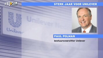 RTL Z Nieuws Polman (Unilever): we kijken altijd naar overnames