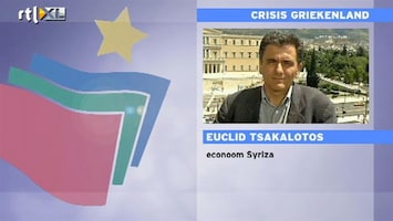 RTL Z Nieuws Griekse econoom waarschuwt EU voor uit de euro zetten van Griekenland