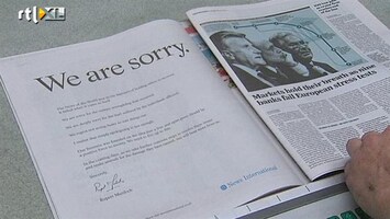 RTL Nieuws Murdoch: sorry voor afluisterschandaal