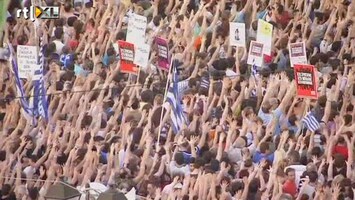 RTL Z Nieuws 80.000 woedende Grieken in de straten van Athene