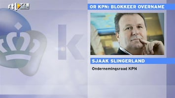 RTL Z Nieuws OR KPN wil overname laten blokkeren: een interview