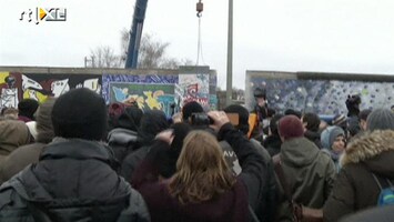 RTL Nieuws Verzet tegen sloop laatste stuk Berlijnse Muur