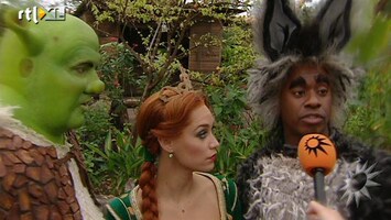 RTL Boulevard Cast Shrek op bezoek in dierentuin