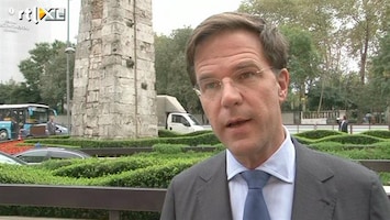 RTL Z Nieuws Rutte kijkt uit naar verdere samenwerking met Obama