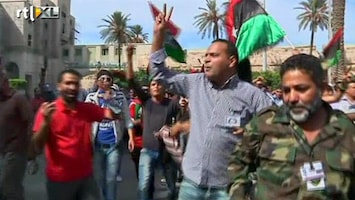 RTL Nieuws Juichende reacties in Tripoli