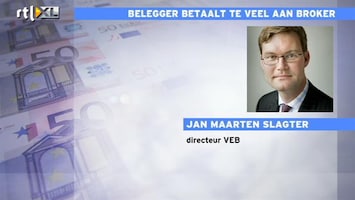 RTL Z Nieuws VEB: topman: belegger wordt oor aangenaaid door banken