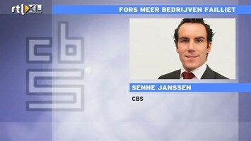 RTL Z Nieuws CBS: Ook op langere termijn opgaande lijn faillissementen