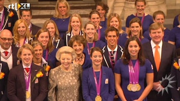 RTL Boulevard Beatrix ontvangt Olympische medaillewinnaars