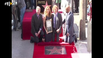 RTL Boulevard Hollywoodkoppel gehuldigd op Walk Of Fame