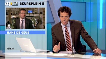 RTL Z Nieuws 17:30 AEX wint weer 0,8%, na hysterisch goede maandag