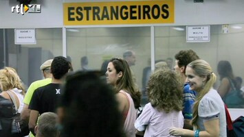 RTL Nieuws Europeanen in de rij voor Braziliaans visum
