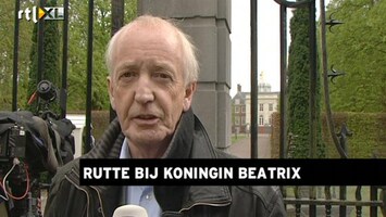 RTL Z Nieuws Rutte informeert Koningin over ondergang Rutte 1: en nu?